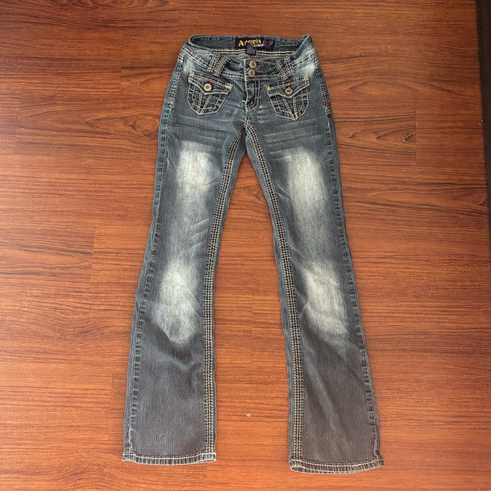 Angels Jeans- Low-rise bootcut & thrifted🩶